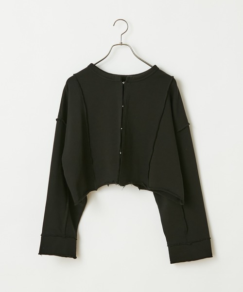 CIAOPANIC(チャオパニック)の「アウトリンキング2WAYショートカーディガン(カーディガン/ボレロ・レディース・ブラック/ブラウン/オフホワイト/ブルー・FREE)」の15枚目の写真