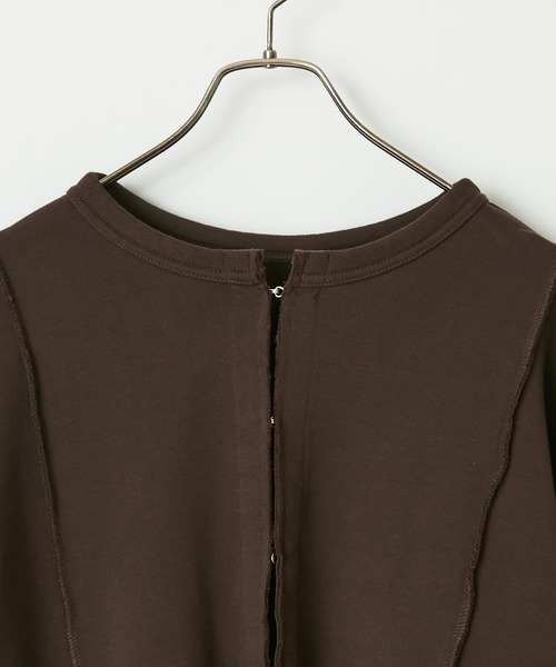 CIAOPANIC(チャオパニック)の「アウトリンキング2WAYショートカーディガン(カーディガン/ボレロ・レディース・ブラック/ブラウン/オフホワイト/ブルー・FREE)」の6枚目の写真