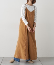 CIAOPANIC TYPY | 【インナー付き】スウェード配色ステッチキャミワンピ(ワンピース)