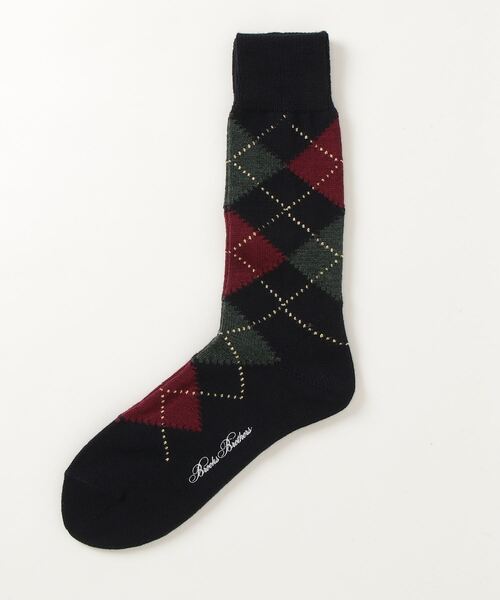 BROOKS BROTHERS（ブルックスブラザーズ）の「ウールブレンド アーガイル クルーソックス（ソックス/靴下・メンズ・ベージュ/チャコール/オリーブ/グレー/ネイビー・ONE SIZE）」の10枚目の写真