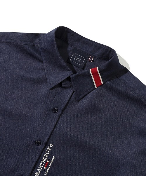 ROMANTIC CROWN（ロマンティッククラウン）の「【ROMANTIC CROWN】SIGNATURE CLUB SHIRT / ロマンティッククラウン シグネチャー クラブ ライン シャツ（シャツ/ブラウス・メンズ・ホワイト/ネイビー・SMALL/MEDIUM/LARGE/X-LARGE）」の17枚目の写真