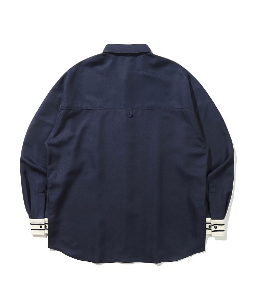 ROMANTIC CROWN（ロマンティッククラウン）の「【ROMANTIC CROWN】SIGNATURE CLUB SHIRT / ロマンティッククラウン シグネチャー クラブ ライン シャツ（シャツ/ブラウス・メンズ・ホワイト/ネイビー・SMALL/MEDIUM/LARGE/X-LARGE）」の16枚目の写真