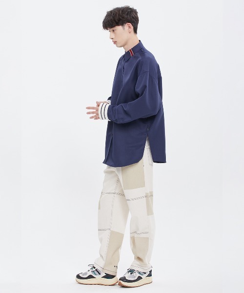 ROMANTIC CROWN（ロマンティッククラウン）の「【ROMANTIC CROWN】SIGNATURE CLUB SHIRT / ロマンティッククラウン シグネチャー クラブ ライン シャツ（シャツ/ブラウス・メンズ・ホワイト/ネイビー・SMALL/MEDIUM/LARGE/X-LARGE）」の14枚目の写真