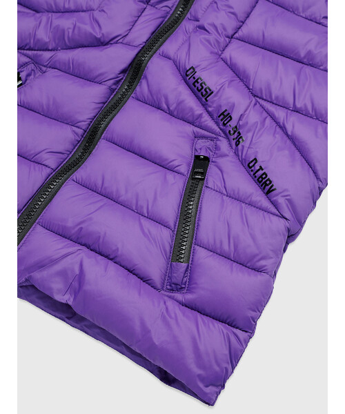 DIESEL（ディーゼル）の「DIESEL KID ジュニア 中綿ベスト フード（ダウンベスト・キッズ・ブラック/オレンジ/グリーン/パープル/ピンク/カーキ・10Y/14Y/6Y/12Y/4Y/8Y）」の16枚目の写真