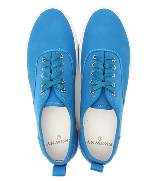 WEGO（ウィゴー）の「WEGO/キャンバスハイソールスニーカー（スニーカー・メンズ・ブラック/ブルー/ホワイト・LARGE/MEDIUM）」の12枚目の写真