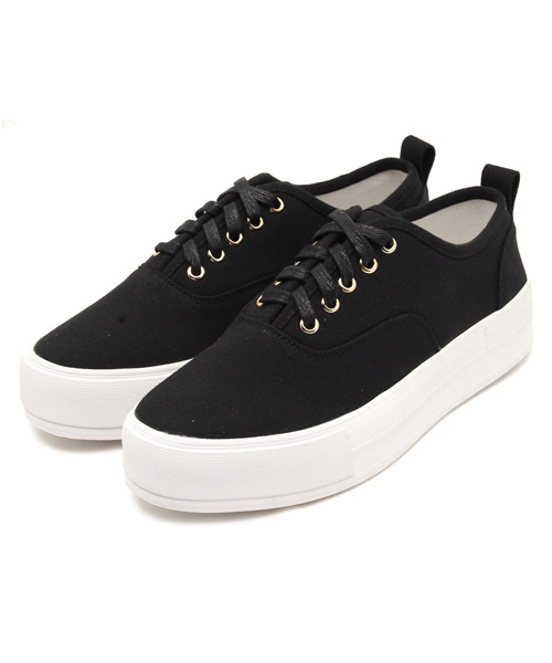 WEGO（ウィゴー）の「WEGO/キャンバスハイソールスニーカー（スニーカー・メンズ・ブラック/ブルー/ホワイト・LARGE/MEDIUM）」の13枚目の写真