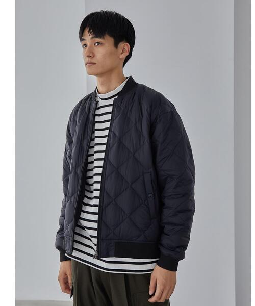 green label relaxing（グリーンレーベルリラクシング）の「OLT＜green label relaxing＞GIZA ボーダー モックネック 長袖 カットソー（Tシャツ/カットソー・メンズ・ホワイト・S/M/L/XL）」の6枚目の写真