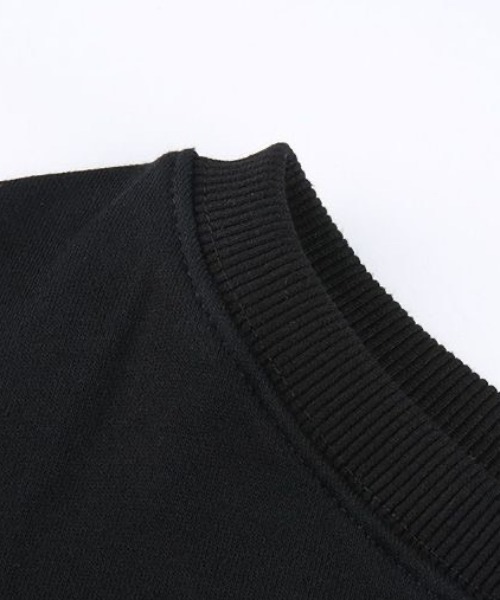 ACT（アクト）の「肩落ち ウエストリブ ショート丈 ボリュームスウェット（Tシャツ/カットソー・レディース・ブラック/グレー・FREE）」の10枚目の写真