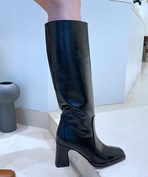 Square toe long boots chs21a033