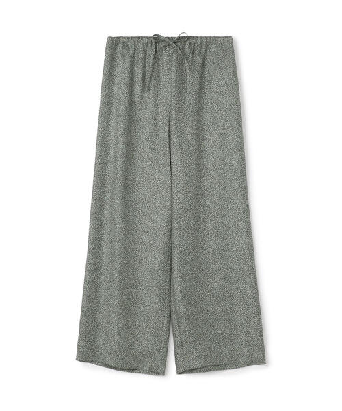 SOULEIADO（ソレイアード）の「シルクプリント シャンブルパンツ（その他パンツ・レディース・グレー系その他/グリーン系その他3/グリーン系その他2/ブラック系その他/ブルー系その他4・34/36）」の3枚目の写真