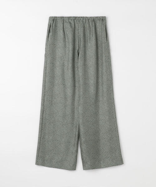 SOULEIADO（ソレイアード）の「シルクプリント シャンブルパンツ（その他パンツ・レディース・グレー系その他/グリーン系その他3/グリーン系その他2/ブラック系その他/ブルー系その他4・34/36）」の10枚目の写真