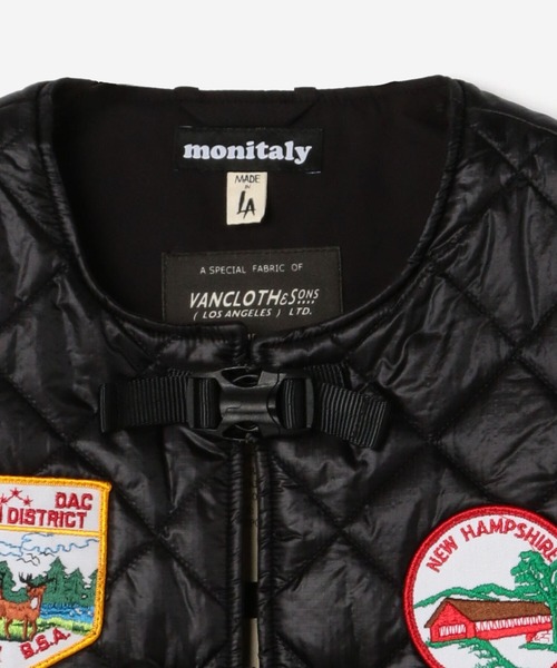 MONITALY(モニタリー)の「【MONITALY】〈別注〉 キルティングベスト MEN(ベスト・メンズ・ブラック・40)」の11枚目の写真