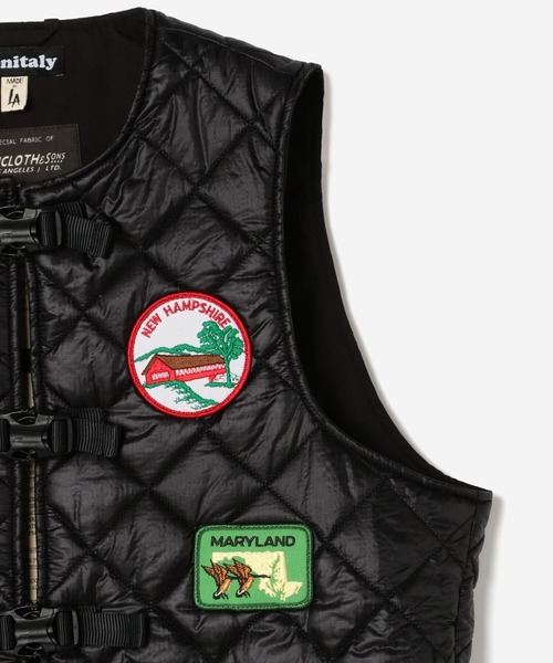 MONITALY(モニタリー)の「【MONITALY】〈別注〉 キルティングベスト MEN(ベスト・メンズ・ブラック・40)」の12枚目の写真