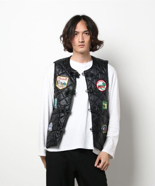 MONITALY(モニタリー)の「【MONITALY】〈別注〉 キルティングベスト MEN(ベスト・メンズ・ブラック・40)」の19枚目の写真
