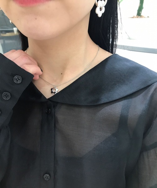 Me%（ミィパーセント）の「ミニフラワーネックレス（ネックレス・レディース・シルバー/ゴールド・FREE）」の12枚目の写真