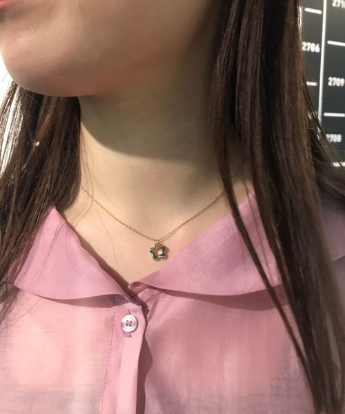 Me%（ミィパーセント）の「ミニフラワーネックレス（ネックレス・レディース・シルバー/ゴールド・FREE）」の15枚目の写真