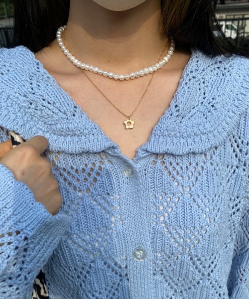 Me%（ミィパーセント）の「ミニフラワーネックレス（ネックレス・レディース・シルバー/ゴールド・FREE）」の16枚目の写真