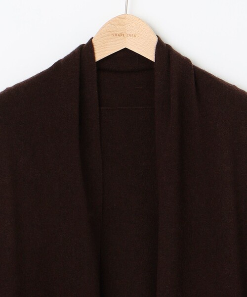 SHARE PARK（シェアパーク）の「AQUA ロングカーディガン（カーディガン/ボレロ・レディース・グレー系/ブラウン系・1）」の9枚目の写真