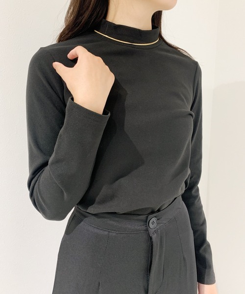 CLEA(クレア)の「スムースタッチロングスリーブカットソー(Tシャツ/カットソー・レディース・ホワイト/ブラック/ベージュ・FREE)」の17枚目の写真