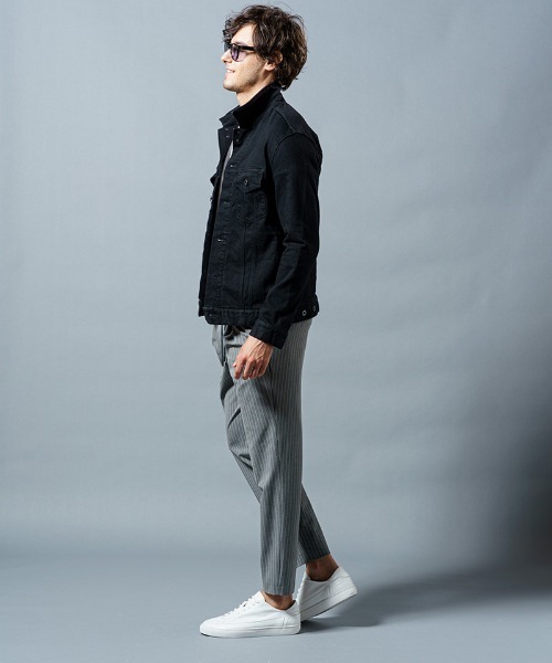wjk（ダヴルジェイケイ）の「mj8271-trucker jacket(OW) デニム