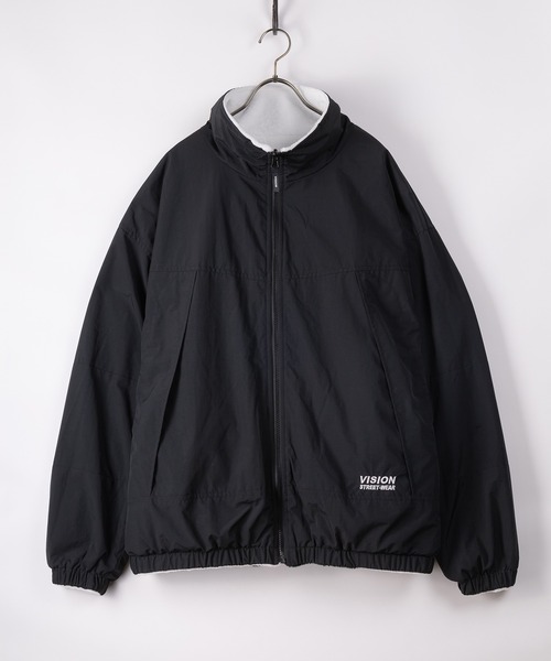 VISION STREET WEAR（ヴィジョンストリートウェア）の「【VISION STREET WEAR/ヴィジョンストリートウェア】切替ファーブルゾン/リバーシブル（ブルゾン・メンズ・ホワイト/ブラック/ブラック系その他・M/L/XL）」の10枚目の写真