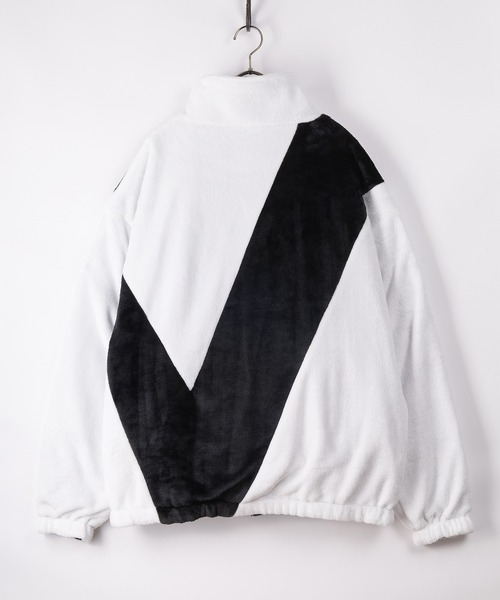 VISION STREET WEAR（ヴィジョンストリートウェア）の「【VISION STREET WEAR/ヴィジョンストリートウェア】切替ファーブルゾン/リバーシブル（ブルゾン・メンズ・ホワイト/ブラック/ブラック系その他・M/L/XL）」の22枚目の写真