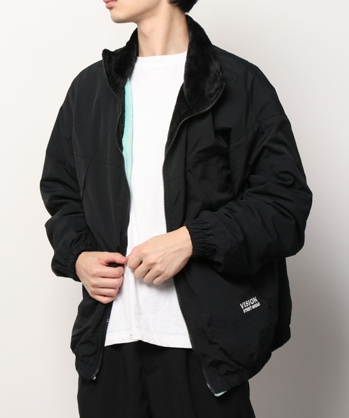 VISION STREET WEAR（ヴィジョンストリートウェア）の「【VISION STREET WEAR/ヴィジョンストリートウェア】切替ファーブルゾン/リバーシブル（ブルゾン・メンズ・ホワイト/ブラック/ブラック系その他・M/L/XL）」の18枚目の写真