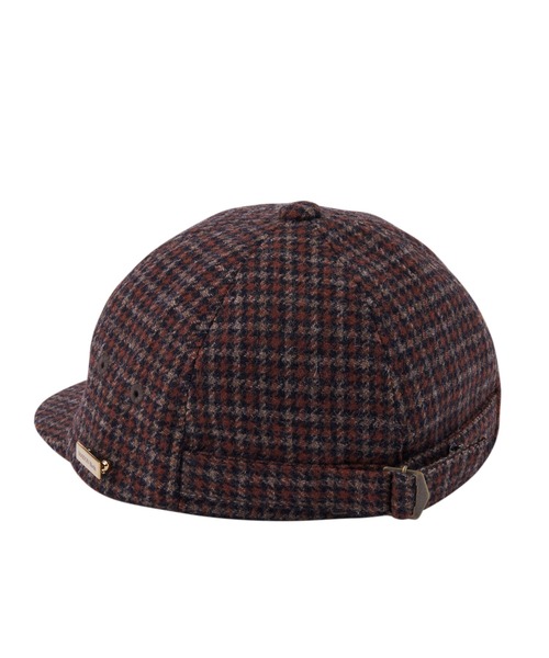 MAISON Birth(メゾンバース)の「MAISON Birth メゾンバース / HT SHORT CAP アルパカ混チェックウールキャップ / MB-21309(キャップ・レディース・ネイビー/ベージュ/ブラウン・FREE)」の9枚目の写真