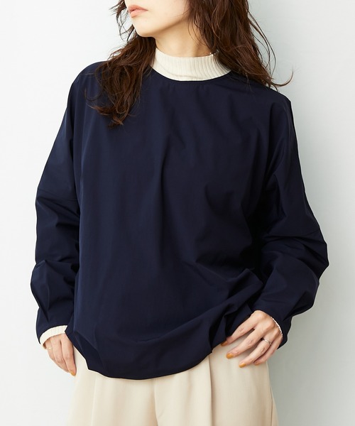 AZUL ENCANTO(アズールエンカント)の「ストレッチバルーントップス(Tシャツ/カットソー・レディース・ブラック/ネイビー・FREE)」の9枚目の写真
