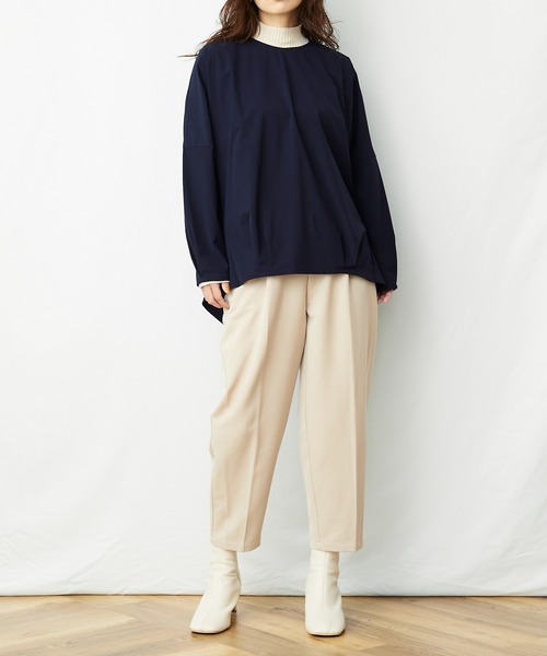 AZUL ENCANTO(アズールエンカント)の「ストレッチバルーントップス(Tシャツ/カットソー・レディース・ブラック/ネイビー・FREE)」の15枚目の写真