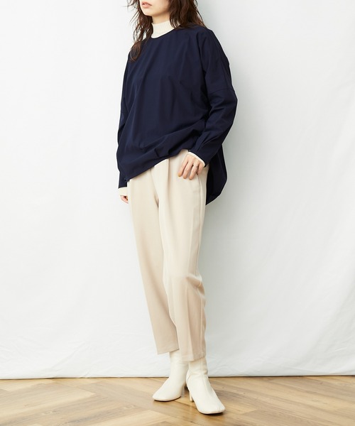 AZUL ENCANTO(アズールエンカント)の「ストレッチバルーントップス(Tシャツ/カットソー・レディース・ブラック/ネイビー・FREE)」の11枚目の写真