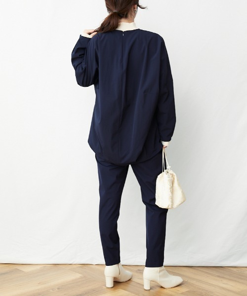 AZUL ENCANTO(アズールエンカント)の「ストレッチバルーントップス(Tシャツ/カットソー・レディース・ブラック/ネイビー・FREE)」の19枚目の写真