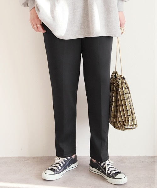 reca（レカ）の「美シルエット裏起毛テーパードパンツ（その他パンツ・レディース・チャコールグレー/ブラック/モカ/グレー系その他・M/L）」の2枚目の写真