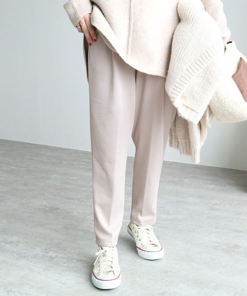 reca（レカ）の「美シルエット裏起毛テーパードパンツ（その他パンツ・レディース・チャコールグレー/ブラック/モカ/グレー系その他・M/L）」の7枚目の写真