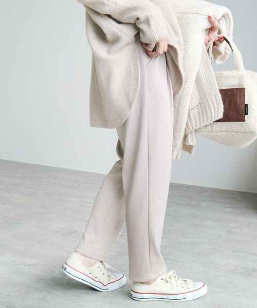 reca（レカ）の「美シルエット裏起毛テーパードパンツ（その他パンツ・レディース・チャコールグレー/ブラック/モカ/グレー系その他・M/L）」の8枚目の写真