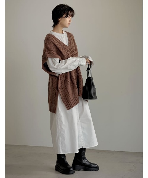 Re:EDIT（リエディ）の「エコレザートラックソールロングブーツ（ブーツ・レディース・ブラック/ブラウン/キャメル・SMALL/MEDIUM/LARGE/X-LARGE/XX-LARGE）」の9枚目の写真