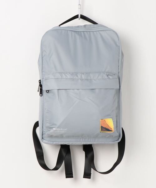 earth music&ecology(アースミュージックアンドエコロジー)の「【ダントツ撥水】wpc×anello×earthスクエアリュック*(トートバッグ・レディース・グレー/ブラック・FREE)」の1枚目の写真