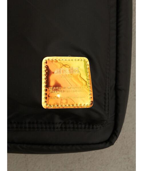 earth music&ecology(アースミュージックアンドエコロジー)の「【ダントツ撥水】wpc×anello×earthスクエアリュック*(トートバッグ・レディース・グレー/ブラック・FREE)」の5枚目の写真