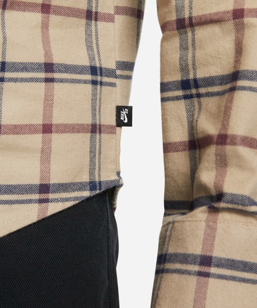 NIKE SB　ナイキ　肉厚　ウール　フランネルシャツ　スケボー NIKE（ナイキ）の「ナイキ SB ユニセックス フランネル スケート