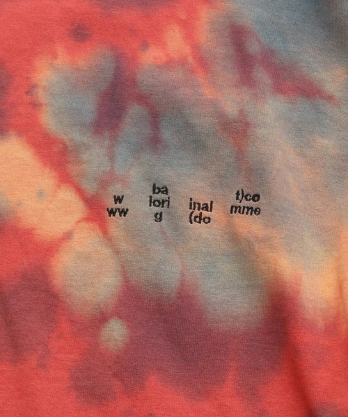 bal(バル)の「【2022春夏】LOGO TIE DYE TEE(Tシャツ/カットソー・メンズ・レッド/ブルー/ブラウン・X-LARGE/MEDIUM/LARGE)」の20枚目の写真