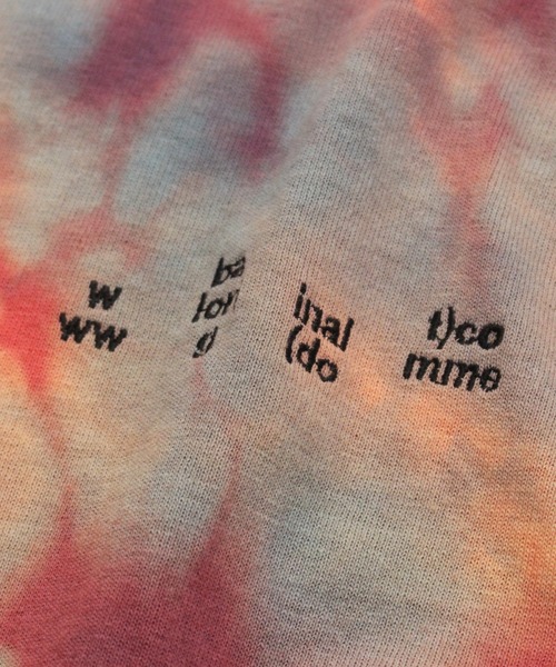 bal(バル)の「【2022春夏】LOGO TIE DYE TEE(Tシャツ/カットソー・メンズ・レッド/ブルー/ブラウン・X-LARGE/MEDIUM/LARGE)」の22枚目の写真