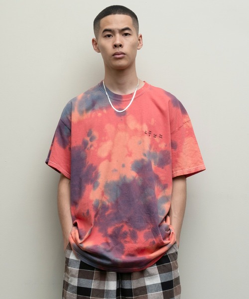 Tシャツ・カットソー IONSEOUL Meti Tie Dye Embroidered Sweatshirt 2022春夏】LOGO TIE DYE TEE(Tシャツ/カットソー)|BAL(バル