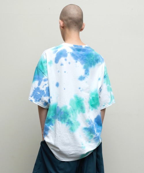 bal(バル)の「【2022春夏】LOGO TIE DYE TEE(Tシャツ/カットソー・メンズ・レッド/ブルー/ブラウン・X-LARGE/MEDIUM/LARGE)」の6枚目の写真
