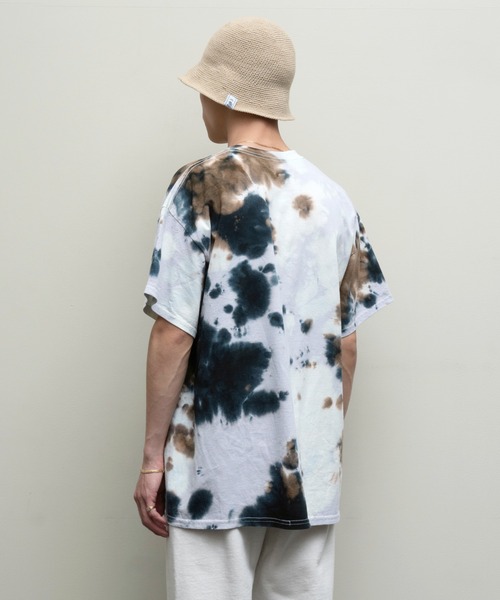 bal(バル)の「【2022春夏】LOGO TIE DYE TEE(Tシャツ/カットソー・メンズ・レッド/ブルー/ブラウン・X-LARGE/MEDIUM/LARGE)」の4枚目の写真