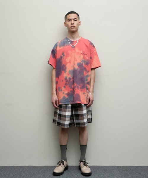 bal(バル)の「【2022春夏】LOGO TIE DYE TEE(Tシャツ/カットソー・メンズ・レッド/ブルー/ブラウン・X-LARGE/MEDIUM/LARGE)」の9枚目の写真