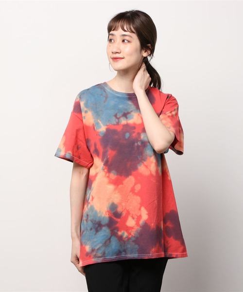 bal(バル)の「【2022春夏】LOGO TIE DYE TEE(Tシャツ/カットソー・メンズ・レッド/ブルー/ブラウン・X-LARGE/MEDIUM/LARGE)」の15枚目の写真