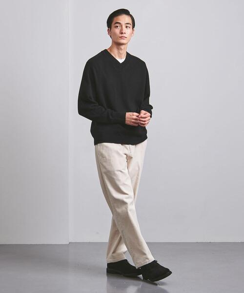 UNITED ARROWS(ユナイテッドアローズ)の「<UNITED ARROWS> ウール カシミヤ セーブル Vネックニット(ニット/セーター・メンズ・ブラック/ナチュラル・S/M/L/XL)」の15枚目の写真