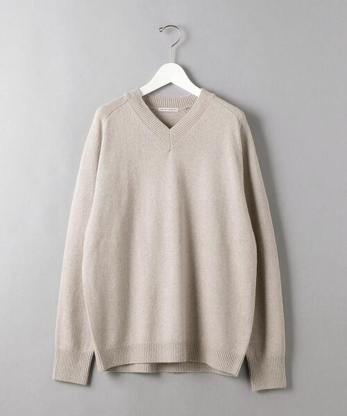 UNITED ARROWS(ユナイテッドアローズ)の「<UNITED ARROWS> ウール カシミヤ セーブル Vネックニット(ニット/セーター・メンズ・ブラック/ナチュラル・S/M/L/XL)」の18枚目の写真