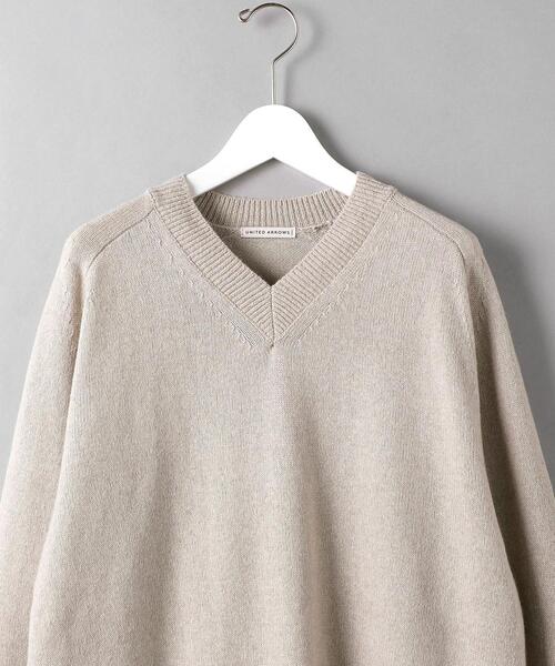 UNITED ARROWS(ユナイテッドアローズ)の「<UNITED ARROWS> ウール カシミヤ セーブル Vネックニット(ニット/セーター・メンズ・ブラック/ナチュラル・S/M/L/XL)」の20枚目の写真