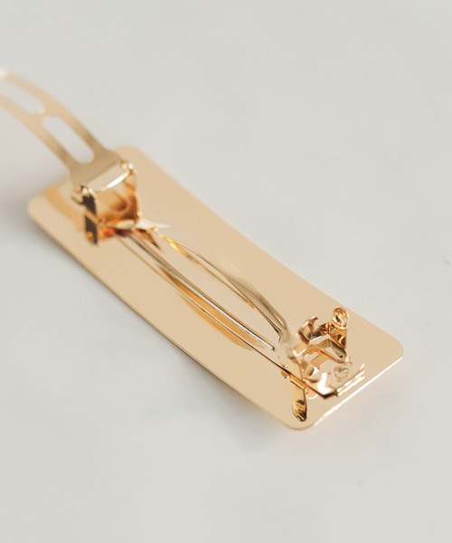 rapiecage（ラピエサージュ）の「ワイドプレートバレッタ（バレッタ/ヘアクリップ・レディース・シルバー/ゴールド・FREE）」の9枚目の写真
